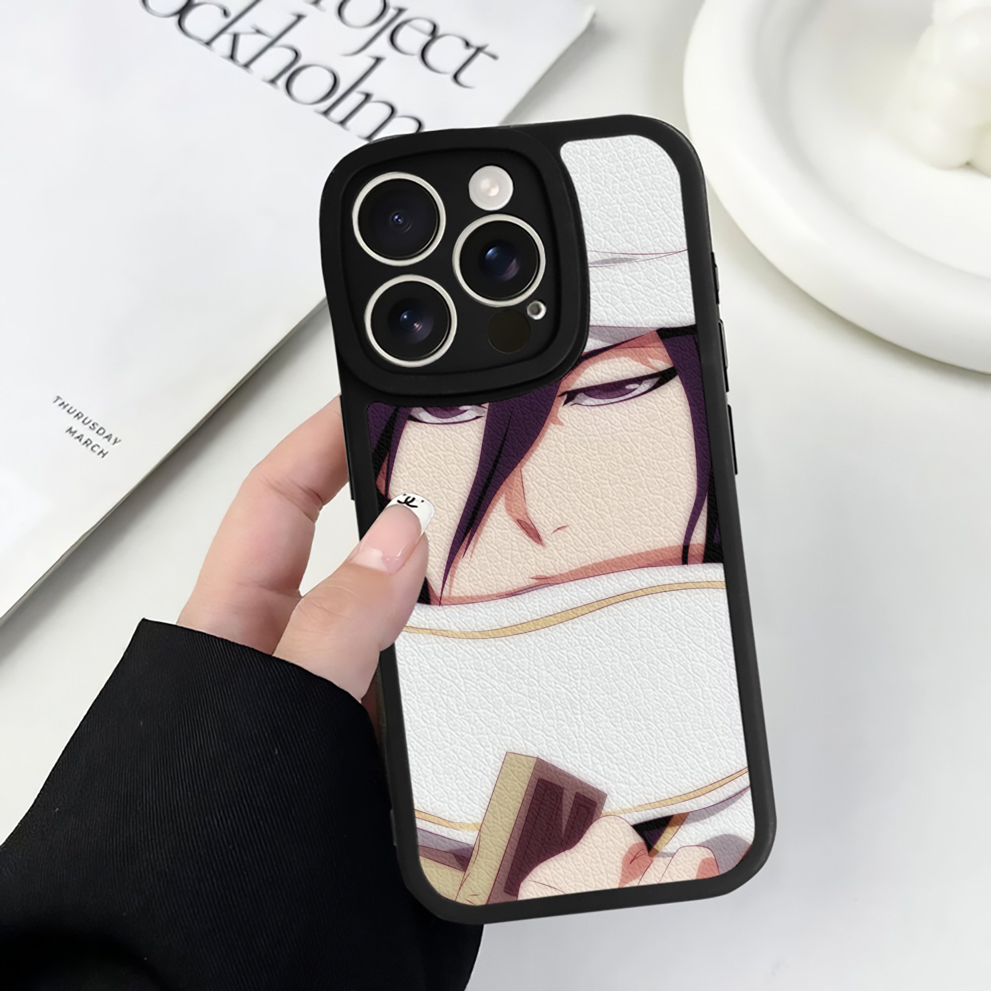 （画像用） ブリーチ BLEACH 【iPhone 16シリーズ対応】シリコンスマホケース（レザー調） 材質：シリコン